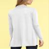 LL WSK2294 Women's Casual Soft Drape Open Front Fall Duster Lightweight Long Sleeve Cardigan XXL White view 3