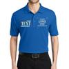 Custom Embroidered Polo Shirts for Men Personalized Embroidery Text Logo Name Company Strong Blue view 1