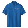 Custom Embroidered Polo Shirts for Men Personalized Embroidery Text Logo Name Company Strong Blue view 2