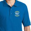 Custom Embroidered Polo Shirts for Men Personalized Embroidery Text Logo Name Company Strong Blue view 4