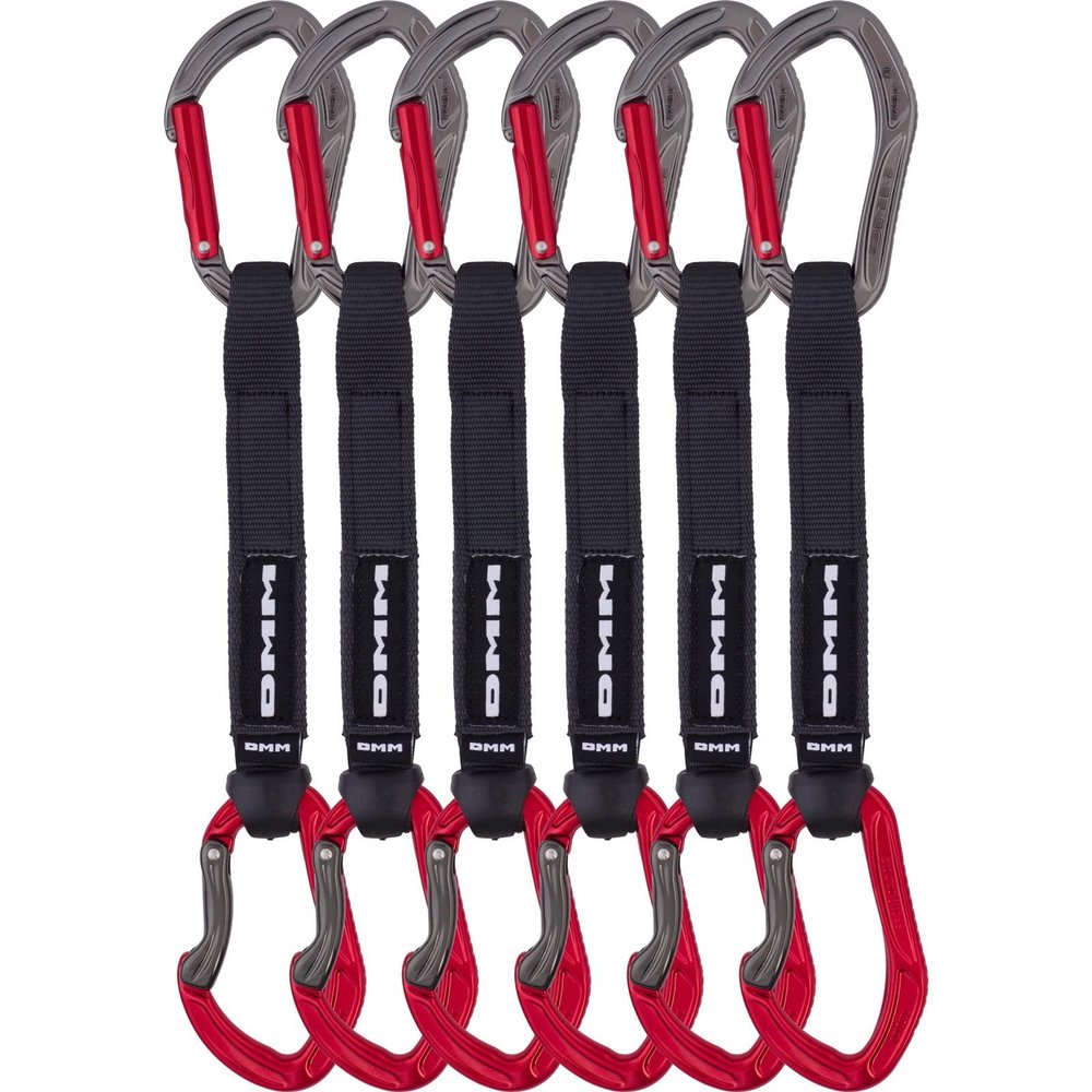 DMM Alpha VW Sport Quickdraw - 6-Pack Red, 18cm