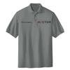 Custom Embroidered Polo Shirts for Men Personalized Embroidery Text Logo Name Company Cool Grey view 2