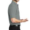 Custom Embroidered Polo Shirts for Men Personalized Embroidery Text Logo Name Company Cool Grey view 3