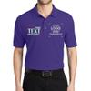 Custom Embroidered Polo Shirts for Men Personalized Embroidery Text Logo Name Company Purple view 1