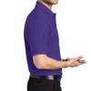 Custom Embroidered Polo Shirts for Men Personalized Embroidery Text Logo Name Company Purple view 2