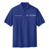 Custom Embroidered Polo Shirts for Men Personalized Embroidery Text Logo Name Company Royal view 3