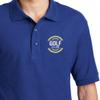 Custom Embroidered Polo Shirts for Men Personalized Embroidery Text Logo Name Company Royal view 4