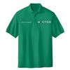 Custom Embroidered Polo Shirts for Men Personalized Embroidery Text Logo Name Company Kelly Green view 3