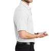 Custom Embroidered Polo Shirts for Men Personalized Embroidery Text Logo Name Company White view 2