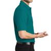Custom Embroidered Polo Shirts for Men Personalized Embroidery Text Logo Name Company Teal Green view 2