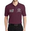 Custom Embroidered Polo Shirts for Men Personalized Embroidery Text Logo Name Company Maroon view 1