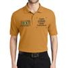 Custom Embroidered Polo Shirts for Men Personalized Embroidery Text Logo Name Company Gold view 1