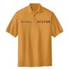 Custom Embroidered Polo Shirts for Men Personalized Embroidery Text Logo Name Company Gold view 3