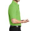Custom Embroidered Polo Shirts for Men Personalized Embroidery Text Logo Name Company Lime view 2