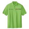 Custom Embroidered Polo Shirts for Men Personalized Embroidery Text Logo Name Company Lime view 3