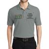 Custom Embroidered Polo Shirts for Men Personalized Embroidery Text Logo Name Company Cool Grey view 1