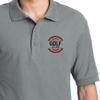 Custom Embroidered Polo Shirts for Men Personalized Embroidery Text Logo Name Company Cool Grey view 4
