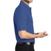 Custom Embroidered Polo Shirts for Men Personalized Embroidery Text Logo Name Company Mediterranean Blue view 2