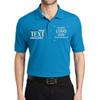 Custom Embroidered Polo Shirts for Men Personalized Embroidery Text Logo Name Company Turquoise view 1