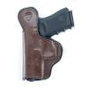 Maxx Carry Inside The Waistband Leather Holster Fits Glock 19. IWB Holster, Brown, Right Hand Draw. view 2
