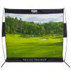 IZZO Golf Tru Vu Trainer Course Style Hitting Net, 7.5 x 7.5 Feet view 3