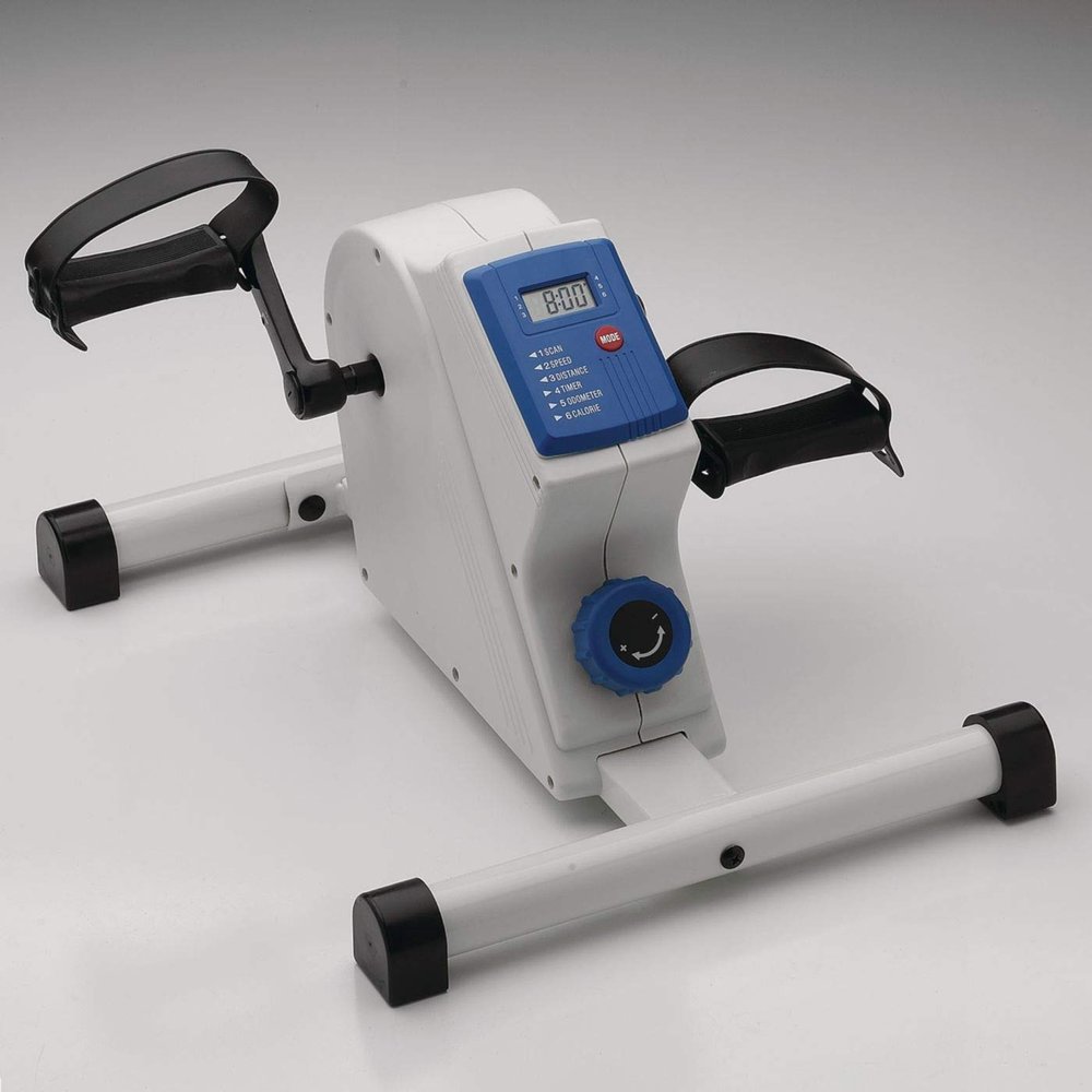 Sammons Preston Resistive Pedal Exerciser, Lightweight, Self-Powered, Portable, Easily Adjustable Workout Machine, Great Cardio Workout With Various Resistance Levels With the Quick Turn of the Dial