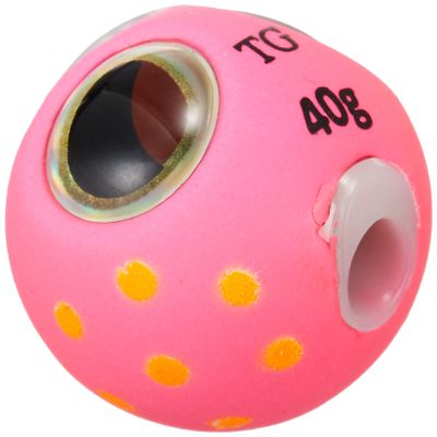 Gamakatsu Cherry Blossom Gen, Sea Bream Rubber Q TG Sinker 1.4 oz (40 g), #15, Pink/Glow Spot