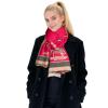 EXTREE Scarfs for Women Pashmina Silky Shawl Wrap for Evening Dressing Blanket Open Front Poncho Cape view 3