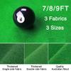 Boshen Billiard Cloth Pool Table Felt with 6 Cloth Strips for 7 Foot Table Fast Pre-Cut Rails, 3 Fabrics for Choice view 4