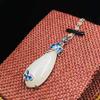 Hotan Jade White Jade Pendant 925 Silver Men and Women Jewelry view 4