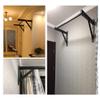 Pull-up Bars AGYH Wall Mounted Chin Up Bar, Home Gym Horizontal Bar with Adjustable Porous PositionResistance Band Equipment Load 250kg (Size : Style 1) view 2