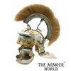 THE ARMOUR WORLD Roman Centurion Helmet |Mens Wearable Warrior Spartan Helmets Medieval Costume| +Liner Reenactment | Halloween Sell view 3