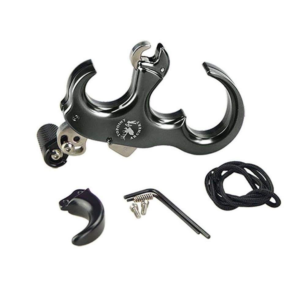 Weatlake Automatic Archery Release Aids 3 or 4 Finger Caliper Trigger Grip Compound Bow
