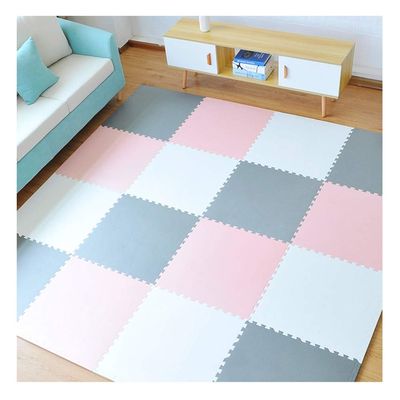 ALGFree Foam Kids Play Mat Children's Garden Gym Yoga Gymnastic Interlocking Soft Floor Tiles Indoor (Color : A, Size : 60x60x1.4cm-10pcs)