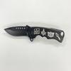 GIFTS INFINITY Customized Engraved Pocket Folding Knife - Groomsmen Wedding Party Monogrammed (300423-SL) view 3