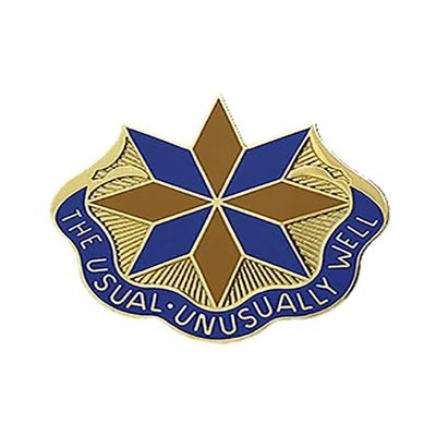 275TH Support Battalion Unit Crest (The Usual Unusually Well) - (Military Issued)-Veteran Owned Business