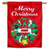 Western Kentucky Hilltoppers Happy Holidays Christmas Banner Flag view 1
