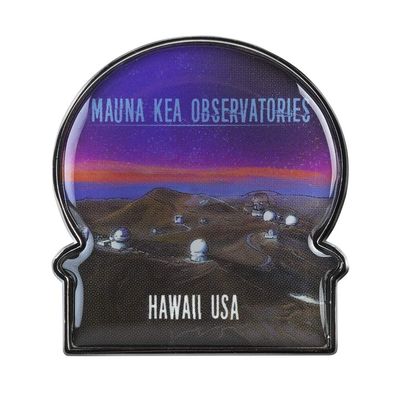 Collectible Novelty Pin for Backpack, Scarf - Made From Jeweler Class Metal - Spartan and the Green Egg Explorer Pin Series: Mauna Kea Observatories - Hawaii, USA (337)