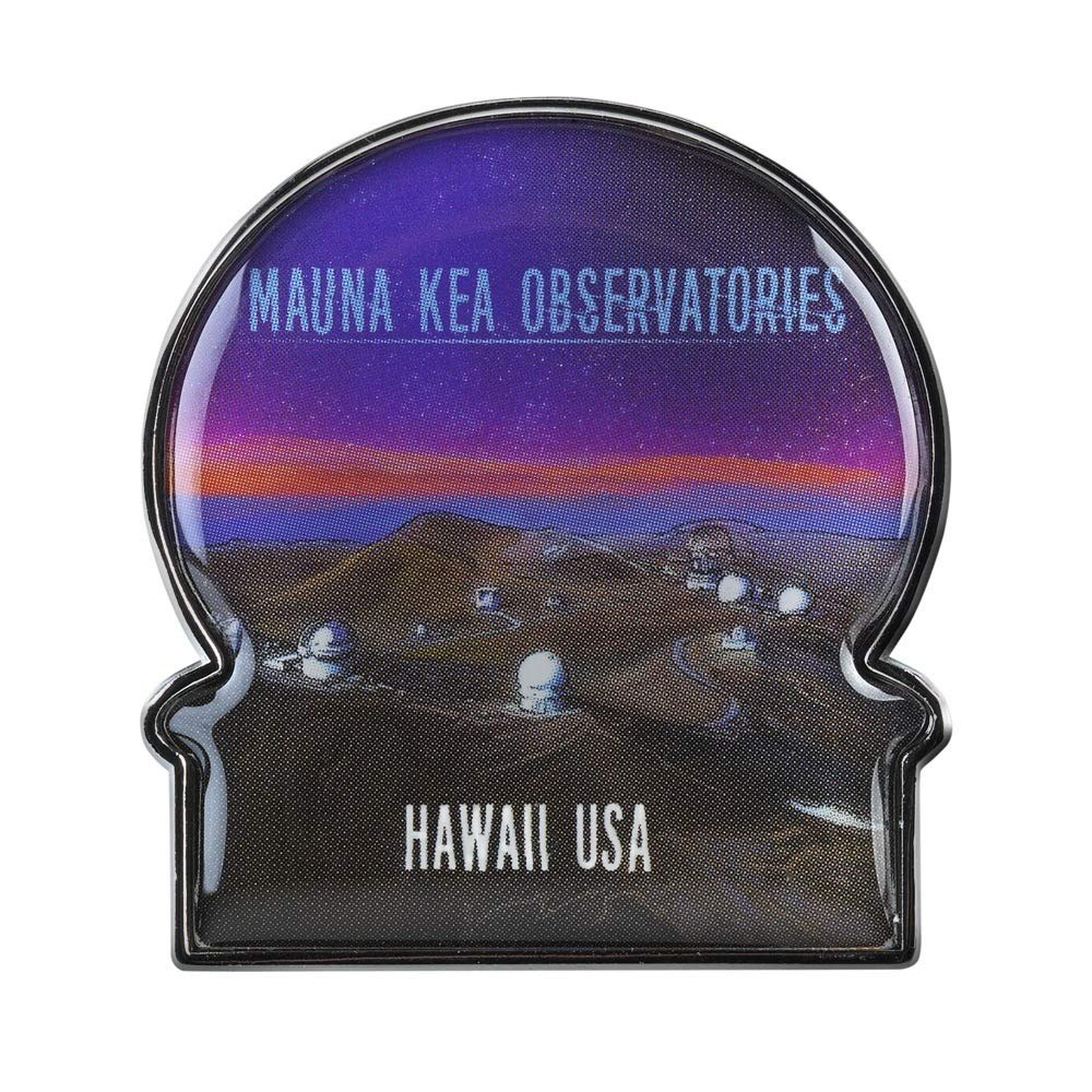 Collectible Novelty Pin for Backpack, Scarf - Made From Jeweler Class Metal - Spartan and the Green Egg Explorer Pin Series: Mauna Kea Observatories - Hawaii, USA (337)
