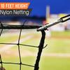 Nettings Wholesale Baseball Softball Basketball Football Soccer Barrier Netting Nylon 10x10/10x15/10x20/10x30 Basketball Court Barrier net Tennis Divider net view 2