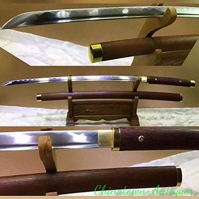 GLW Sword Battle Ready Japanese Katana Samurai Sword High Carbon Steel Blade Sharp