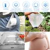 Ellsang Collapsible Water Container Bag, 1.3Gal BPA Free Water Storage Bladder, Outdoor Folding Freezable Water Storage Bag for Hiking Picnic BBQ Hurricane Emergency(Transparent) view 4