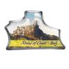 Collectible Novelty Pin for Backpack, Scarf - Made From Jeweler Class Metal - Spartan and the Green Egg Explorer Pin Series: Ruins of Craco, Italy (198) view 1