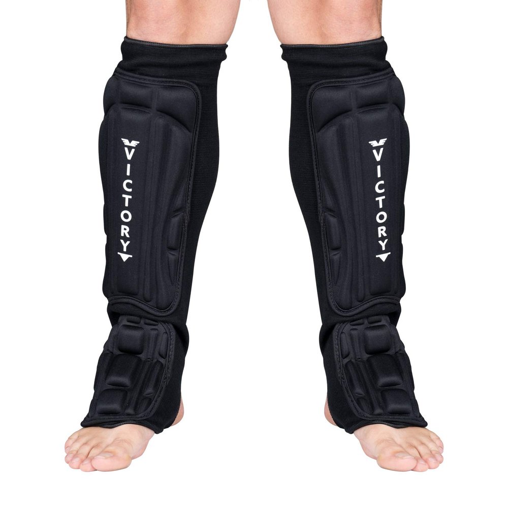Kickboxing, Muay Thai MMA Martial Arts Shin Guards, Instep Guard Sparring Protective Leg Shin Foam Kick Pads for Kids and Adults (X-Large)