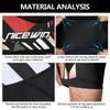 Men's Cycling Shorts Anti-Slip Leg 4D Padded Bike Shorts with 3-Pockets Breathable Biking Bicycle Motorcycle Half-Pants Red 2XL view 3