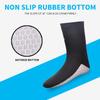 yonsub 3mm/5mm Diving Socks Neoprene Beach Water Socks Flexible Anti Slip Wetsuit Boots for Men Women (Black-5mm, XXL) view 3