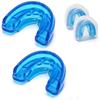 Coolrunner Double Braces Mouth Guard, Sports Athletic Mouth Guards Youth Mouthguard for Upper and Lower Teeth Protection Required for Youth, Teenager and Adults (Blue) (Blue) view 1