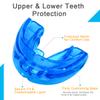 Coolrunner Double Braces Mouth Guard, Sports Athletic Mouth Guards Youth Mouthguard for Upper and Lower Teeth Protection Required for Youth, Teenager and Adults (Blue) (Blue) view 2