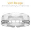 Coolrunner Double Braces Mouth Guard, Sports Athletic Mouth Guards Youth Mouthguard for Upper and Lower Teeth Protection Required for Youth, Teenager and Adults (Blue) (Transparent) view 3