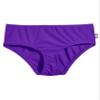 City Threads Girls Swim Bikini Bottom - UPF 50+ Sun Protection, Soft, Comfortable, Durable, Made in USA - Purple with Matching Stitch, 3T view 1